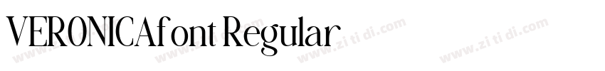 VERONICAfont Regular字体转换